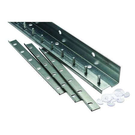 Save-T-Loc Strip Door Hardware, 2ft, Alum MPN:999-00568