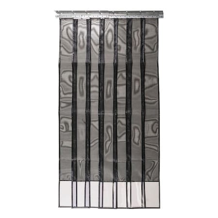 Strip Door, 8 ft. Opening Height, Black MPN:999-00807