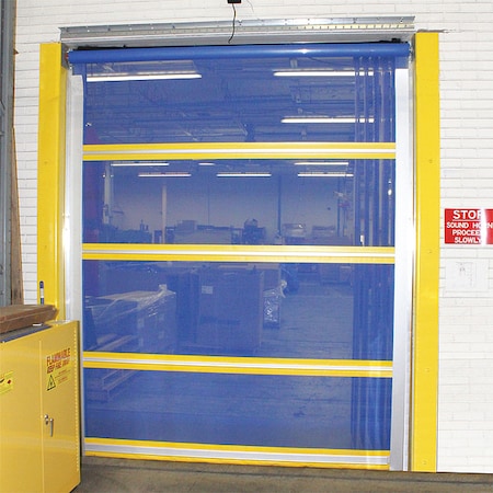 Curtain Door, 11 oz. PVC Mesh, 8 ft. H MPN:999-10311