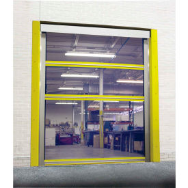 TMI Motorized Roll-Up Bug Screen Dock Door with 11 oz Mesh Panels 10 x 12 FS-MRU-ITM525-IJ-10X12-MESH