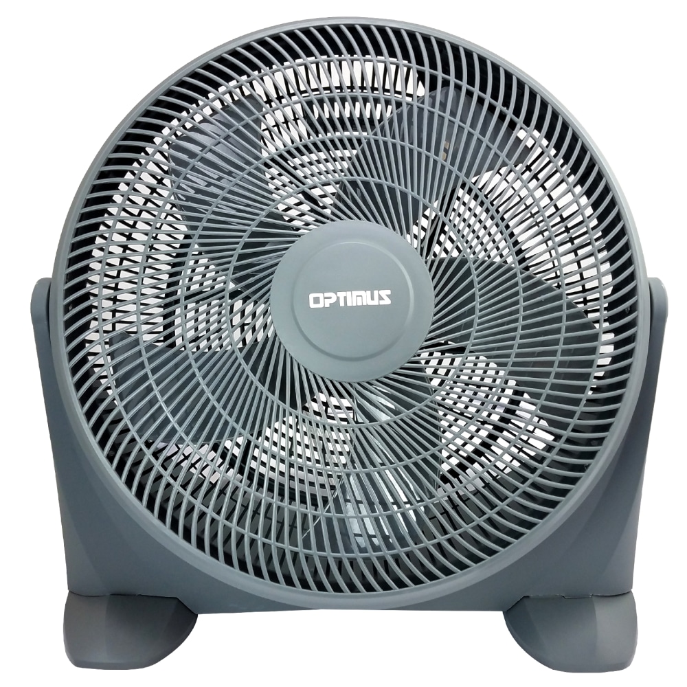 Optimus Turbo High-Performance 3-Speed Air Circulator, 24in x 22in, Gray MPN:995103413M