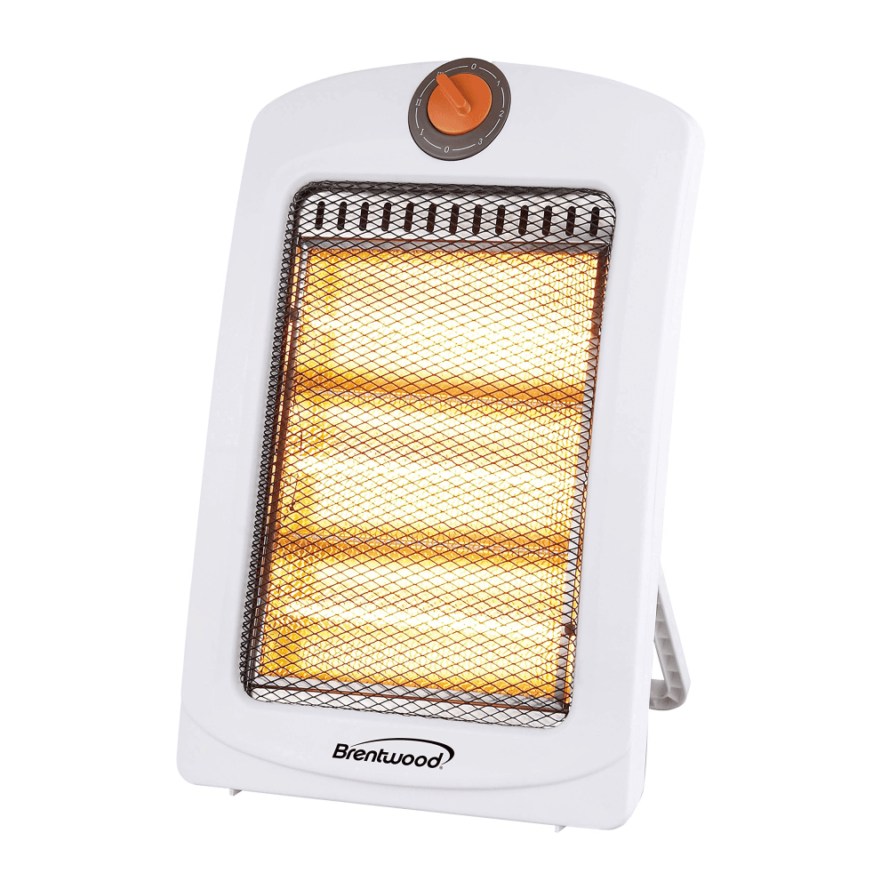 Brentwood 1000-Watt Portable Space Heater, 18-1/4in x 3in, White MPN:995114186M