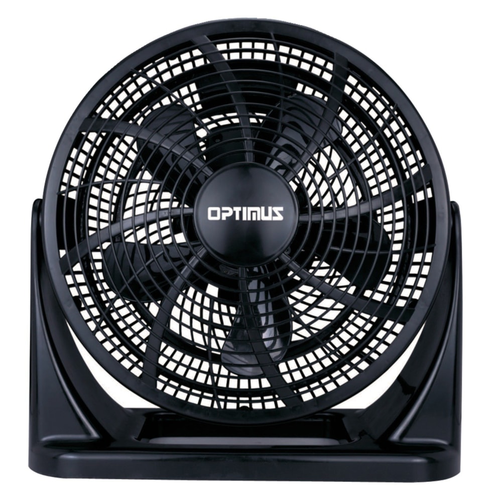 Optimus Turbo High-Performance Air Circulator, 14-1/2in x 16in, Black MPN:99578929M