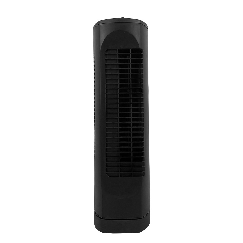 Optimus 17in Adjustable Ultra-Slim Oscillating Desktop Tower Fan, 18in x 6in, Black MPN:99579758M