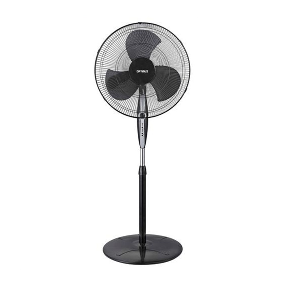 Optimus 18in Adjustable Oscillating Stand Fan, Black MPN:99589999M