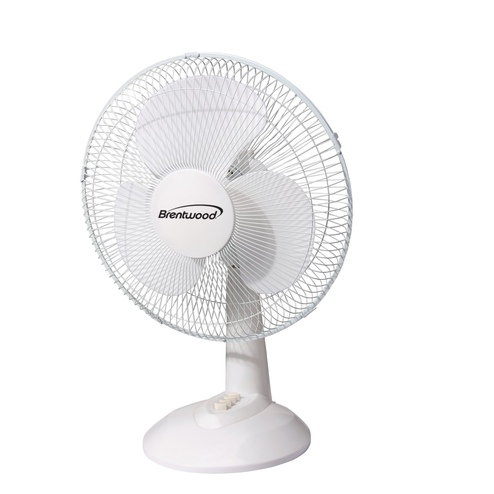 Optimus Kool Zone Oscillating Desk Fan, 21inH x 16inW x 16inD, White MPN:99595710M