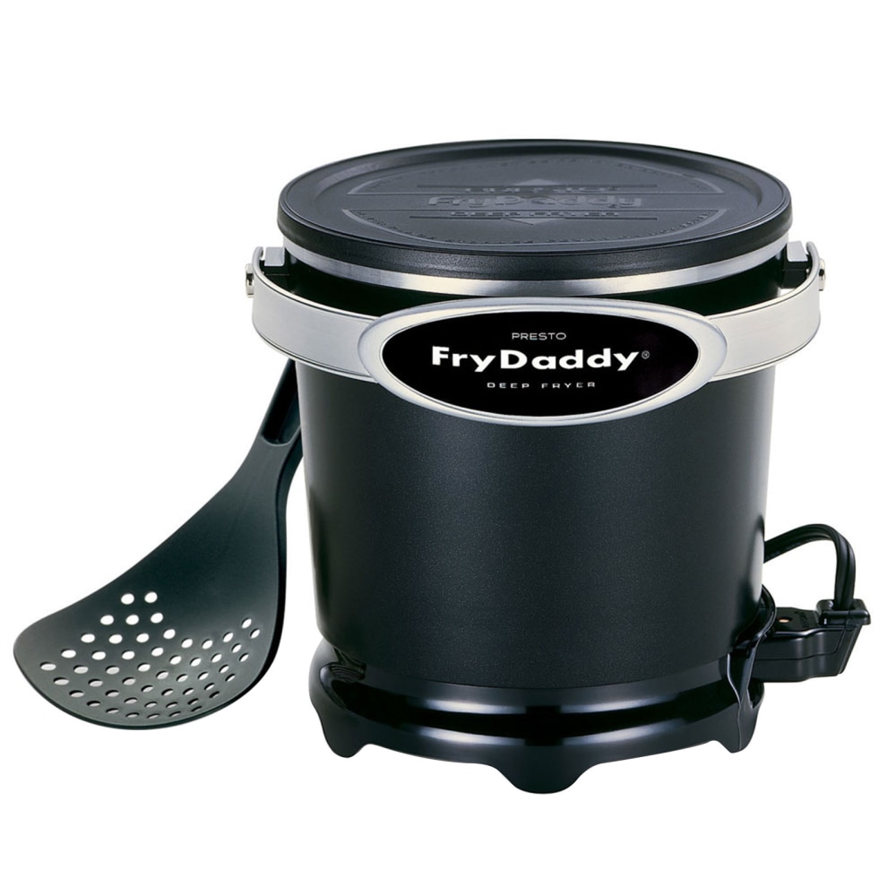 Presto! FryDaddy Electric Deep Fryer, 13-1/2inH x 15-1/2inW x 15-1/2inD, Black MPN:99589807M