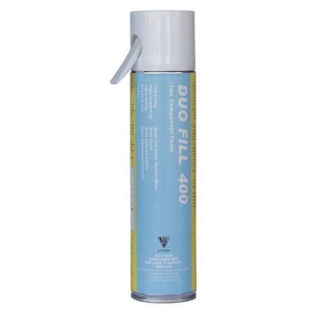 Spray Foam Sealant, Straw Application Method 13 oz, Aerosol Can, Light Blue, 30:1 Expansion Ratio MPN:DF01