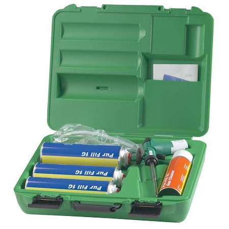 Spray Foam Sealant Kit, _, Green Case Kit, Yellow, 7 percent Expansion Ratio MPN:SP01
