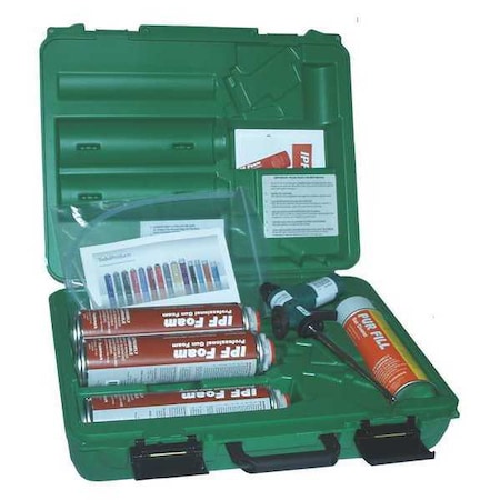 Spray Foam Sealant Kit, 24 oz, Aerosol Can, Yellow, 7 percent Expansion Ratio MPN:SPS03