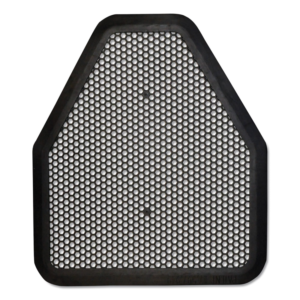 TOLCO Urinal Mat, 20.75 x 18.5, Black, 6/Carton MPN:220206