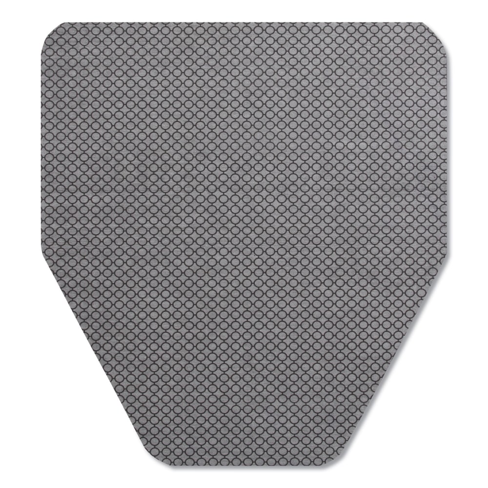 TOLCO Komodo Urinal Mat, 18 x 20, Gray, 6/Carton MPN:220209