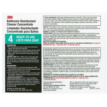 Secondary Bottle Label, Gloss Paper, PK12 MPN:340404