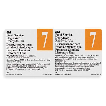 Secondary Bottle Label, Gloss Paper, PK12 MPN:340407