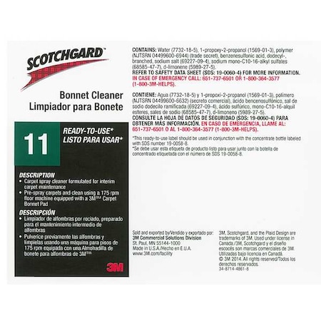Secondary Label, Black, Green/White, PK12 MPN:340411