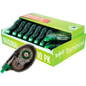 Tombow® Mono Correction Tape Single-Line Non-Refillable 1/6 in x 394 in White 10/Pack 68720