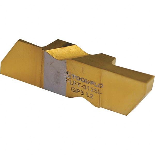 Grooving Insert: FLGT4125 GP50C, Solid Carbide MPN:6342125RN4C