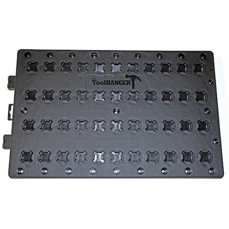 Tool Hanger Board, Black, 50 lb. Capacity MPN:1001