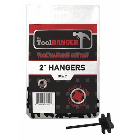 Tool Hanger, Black, 1 lb. Capacity, PK7 MPN:2007