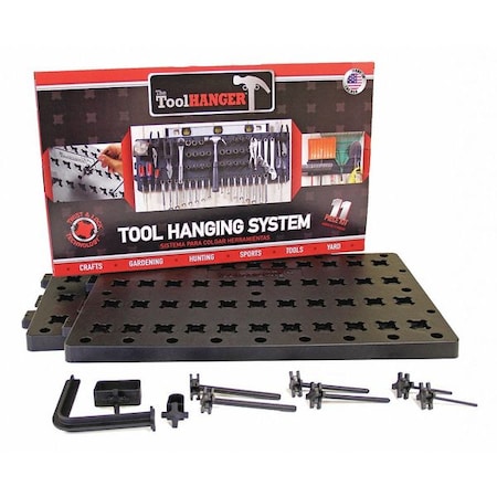 Tool Hanger Kit, Black, 50 lb. Capacity MPN:8209
