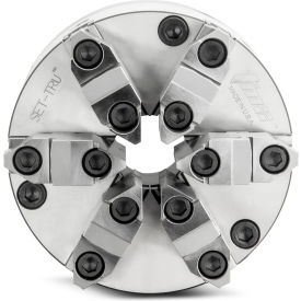 TMX™ SET-TRU™ 6-Jaw (2 Piece) Scroll Chuck Forged Steel Plain Back 9-13/16