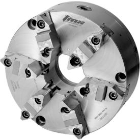 6-Jaw 2Pc SET-TRU™ Scroll Chuck Forged Steel Plain Back 12