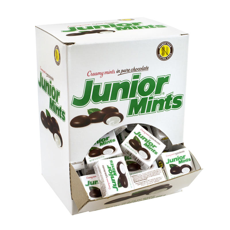 Junior Mints Mini Snack Packs, 72-Piece Box MPN:209-00500