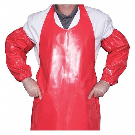 Protective Sleeve, 18 in Length, 6 mil Thick, Not Applicable Seam, Red MPN:84014