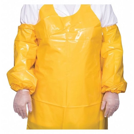 Protective Sleeve, 18 in Length, 6 mil Thick, Not Applicable Seam, Yellow MPN:84016