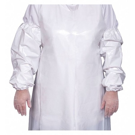 Protective Sleeve, 21 in Length, 6 mil Thick, Not Applicable Seam, White MPN:84025