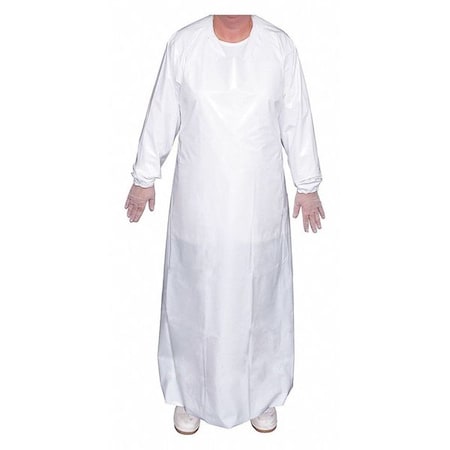 Die Cut Gown, 6 mil, White, L MPN:86035