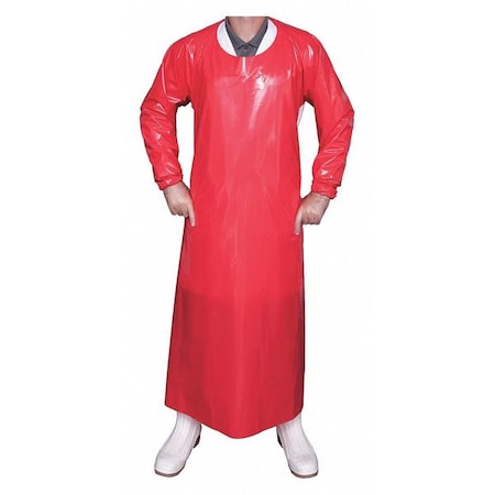 Die Cut Gown, 6 mil, Red, XL MPN:86044