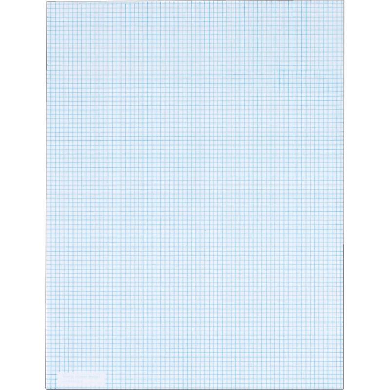 TOPS Graph Pad - 50 Sheets - Both Side Ruling Surface - 20 lb Basis Weight - Letter - 8 1/2in x 11in Sheet Size - White Paper - 1 Pad MPN:33081