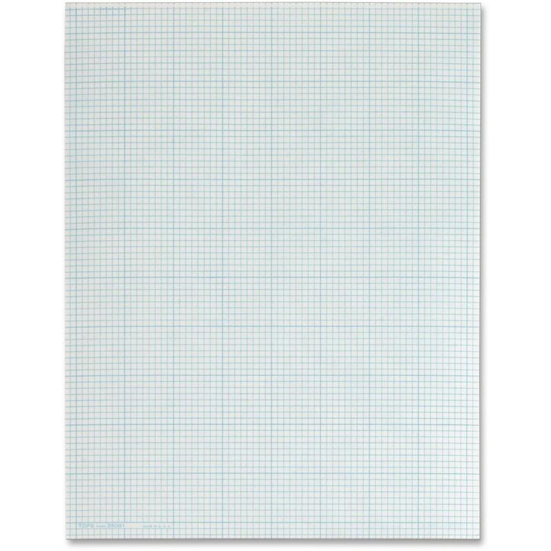 TOPS Quad-Ruling Cross Section Pad, Letter Size, Quadrille Ruled, 50 Sheets (Min Order Qty 6) MPN:TOP35081