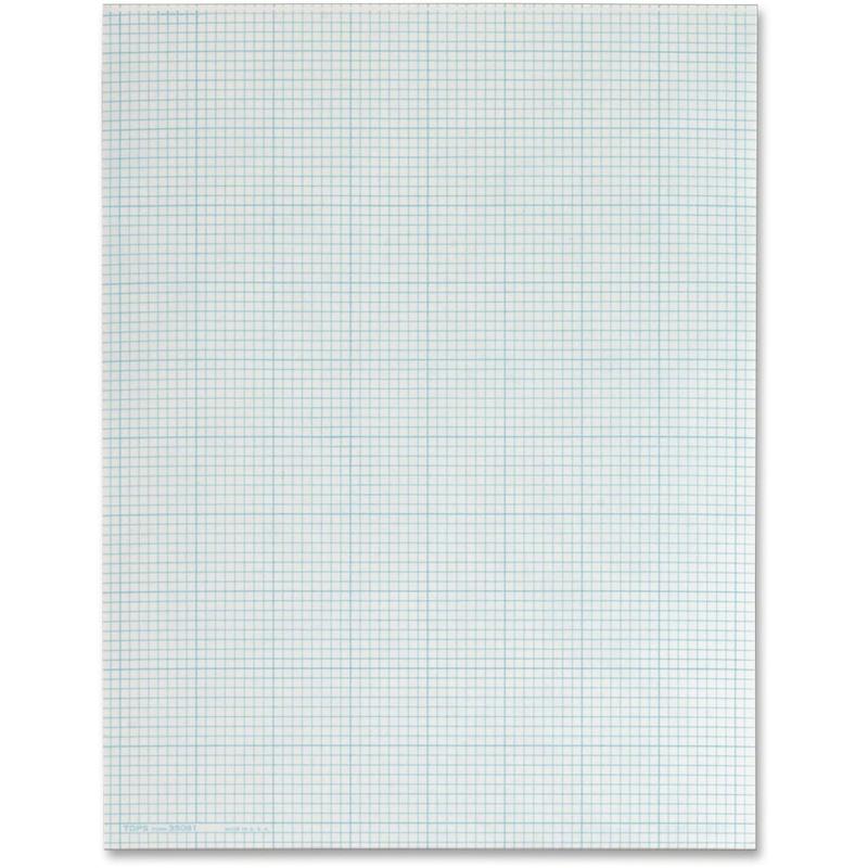 TOPS Quad-Ruling Cross Section Pad, Letter Size, Quadrille Ruled, 50 Sheets MPN:TOP35081