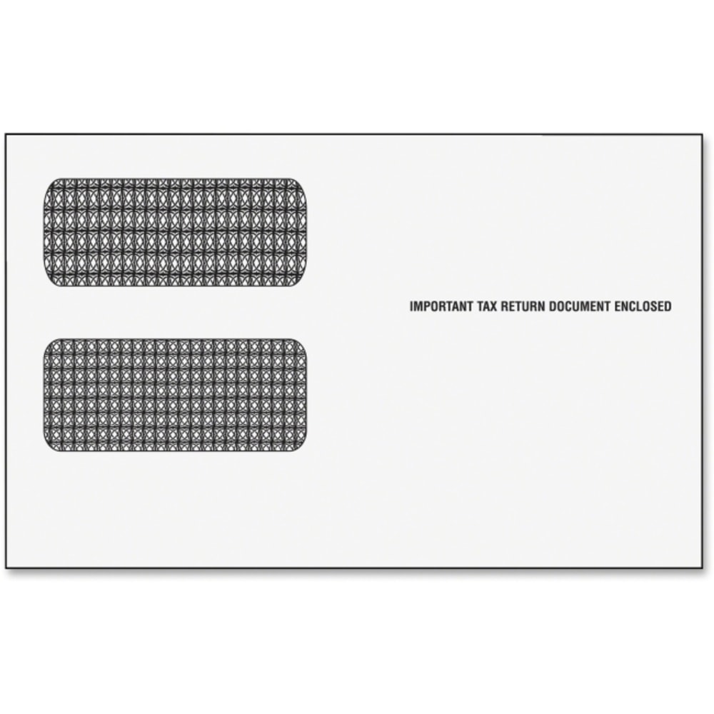 TOPS Double-Window Tax Form Envelopes, Pack Of 24 MPN:2222ES