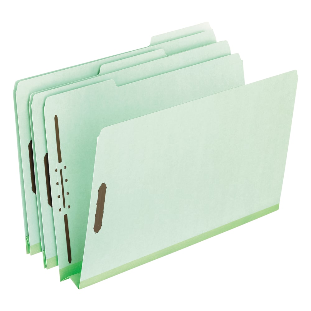 Pendaflex Pressboard Expanding Folders, 2in Expansion, 8 1/2in x 11in, Letter Size, 30% Recycled, Green, Box Of 25 Folders MPN:17181