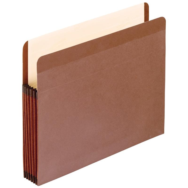Pendaflex Premium Reinforced File Pocket, 5 1/4in Expansion, 9 1/2in x 14 3/4in, Dark Brown, Box Of 5 MPN:85565