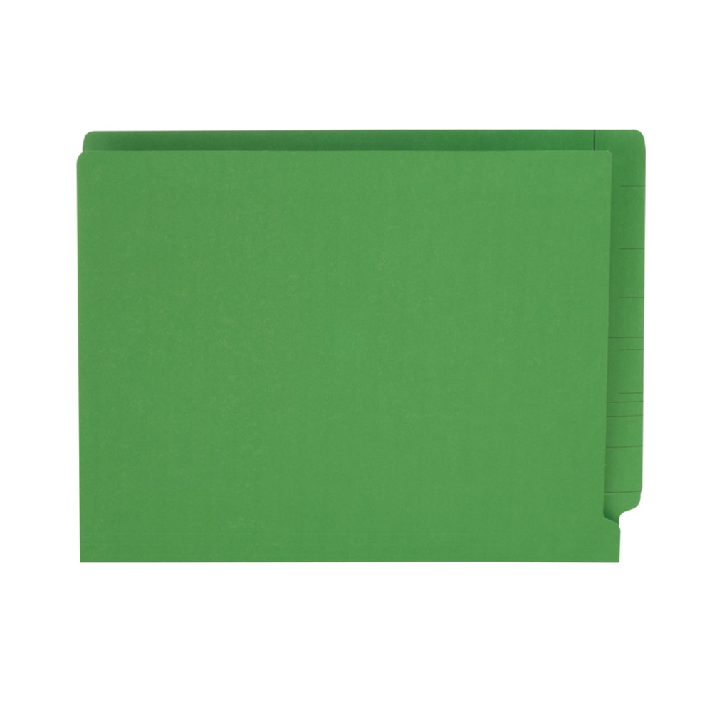 Pendaflex Color Straight-Cut End-Tab Folders, 8 1/2in x 11in, Letter Size, Green, Pack Of 100 MPN:H110DGR