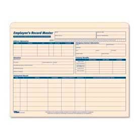 Tops® Employee Record Master File Jackets 25-3/4