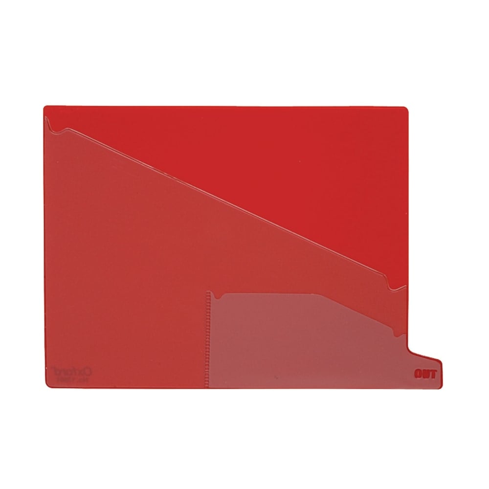 Pendaflex End-Tab Out Guides, Bottom-Cut Tab, Letter Size, Red, Box Of 25 MPN:13561