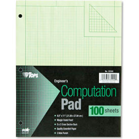 TOPS® Engineering Computation Pad 35500 8-1/2