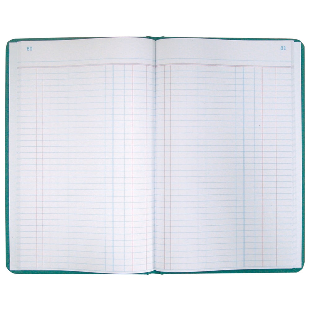 Boorum & Pease Canvas Account Book, Journal, 16 Lb., 12 1/8in x 7 5/8in, 300 Pages, Blue MPN:66-300-J