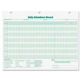 Tops® Daily Attendance Record Forms 11