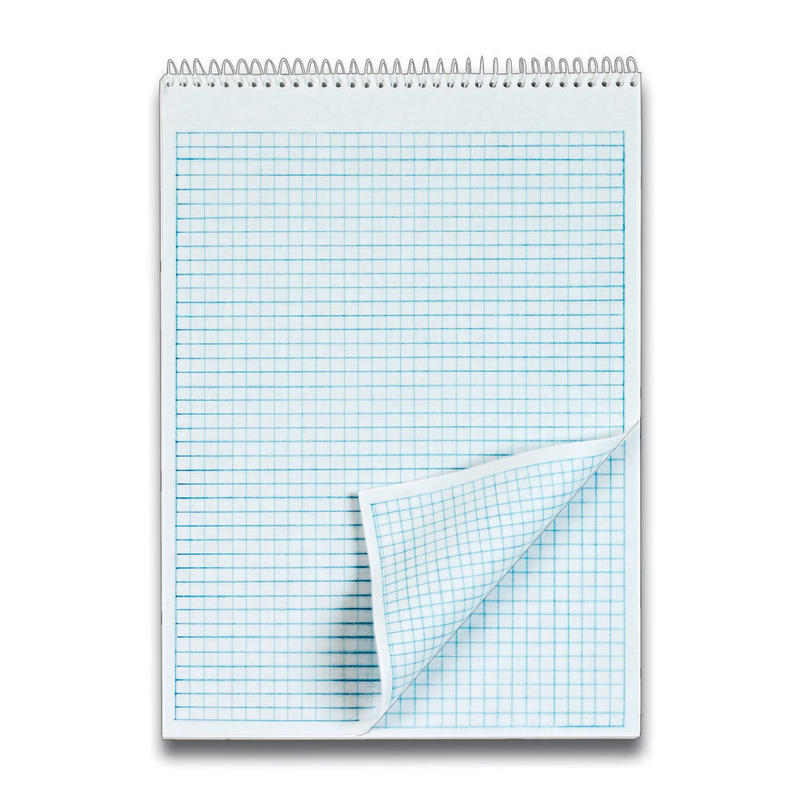 TOPS Docket Wirebound Quadrille Pad, 8 1/2in x 11in, 35 Sheets, White (Min Order Qty 4) MPN:99616