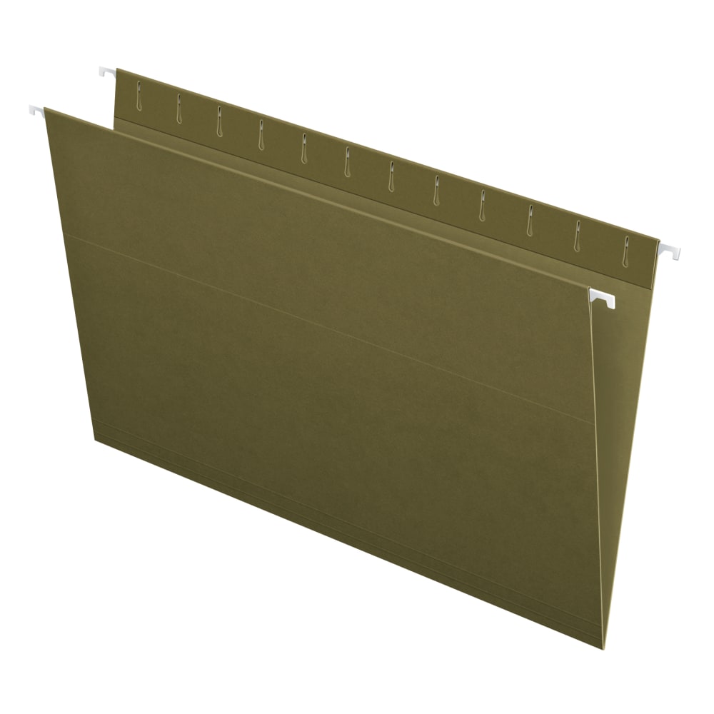 Pendaflex Hanging Folders, Legal Size, 100% Recycled, Standard Green, Box Of 25 Folders MPN:81620