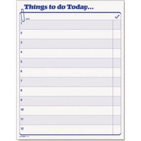 Tops® Things To Do Today Pad 8-1/2