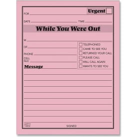 Tops® While You Were Out 1-Sided Form 4-1/4