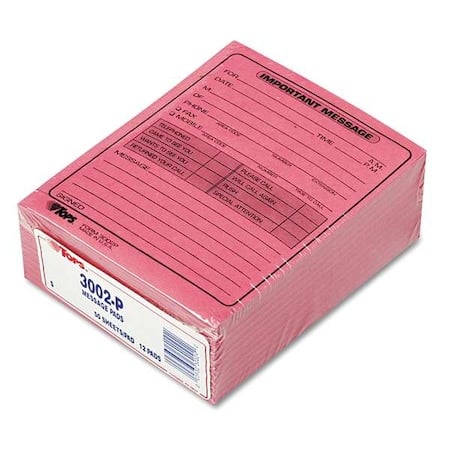 Important Message Pad, 4-1/4x5-1/2, PK12 MPN:TOP3002P