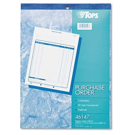 Purchase Order Book, 3-Part Carbonless MPN:TOP46147